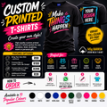 Custom Printed Premium Barron T-Shirts – Create Your Own Style