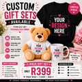 🎁 Custom 3-Piece Gift Set | Teddy + Mug + T-Shirt 🎁