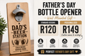 Father’s Day Wall Mounted Bottle Opener