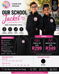 Inside Out Official Schools Fleece Winter Jacket 🖤❄️
