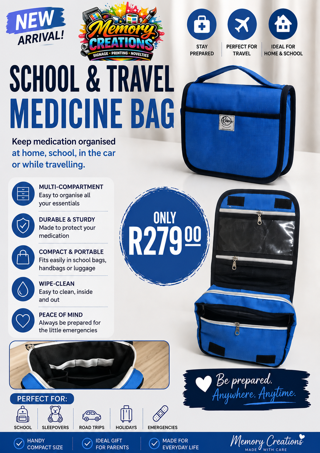 School & Travel Medicine bag