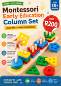 Montessori Early Education Column Set
